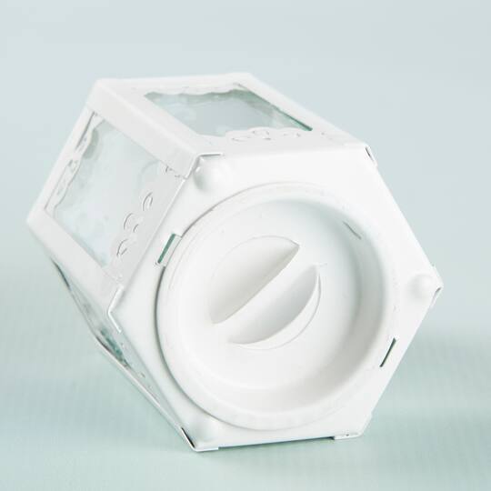 Kate Aspen® White Hexagon Mini Metal Lantern, 6ct.